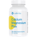 Ingrijire personala si Cosmetice - Sanatate si wellness - Suplimente alimentare - Alte suplimente alimentare - Calcium Magnesium Plus, Supliment alimentar cu Calciu, Magneziu, Vitamina D3 si K2 (100 Capsule) - Calivita - Infinity.ro