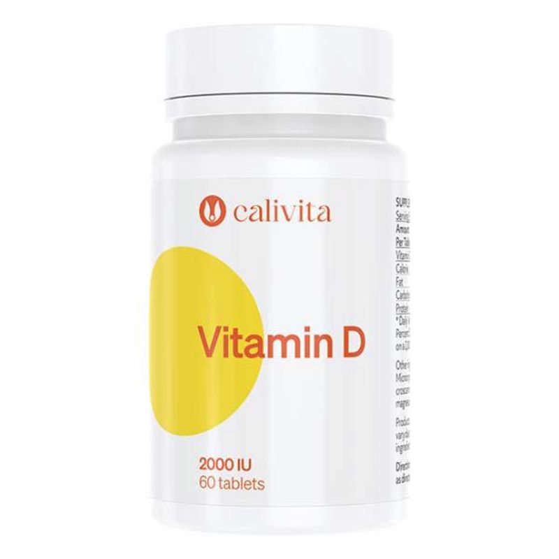 Ingrijire personala si Cosmetice - Sanatate si wellness - Suplimente alimentare - Vitamine si minerale - Vitamin D Complex Megadoza de Vitamina D (60 tablete) - Calivita - Infinity.ro