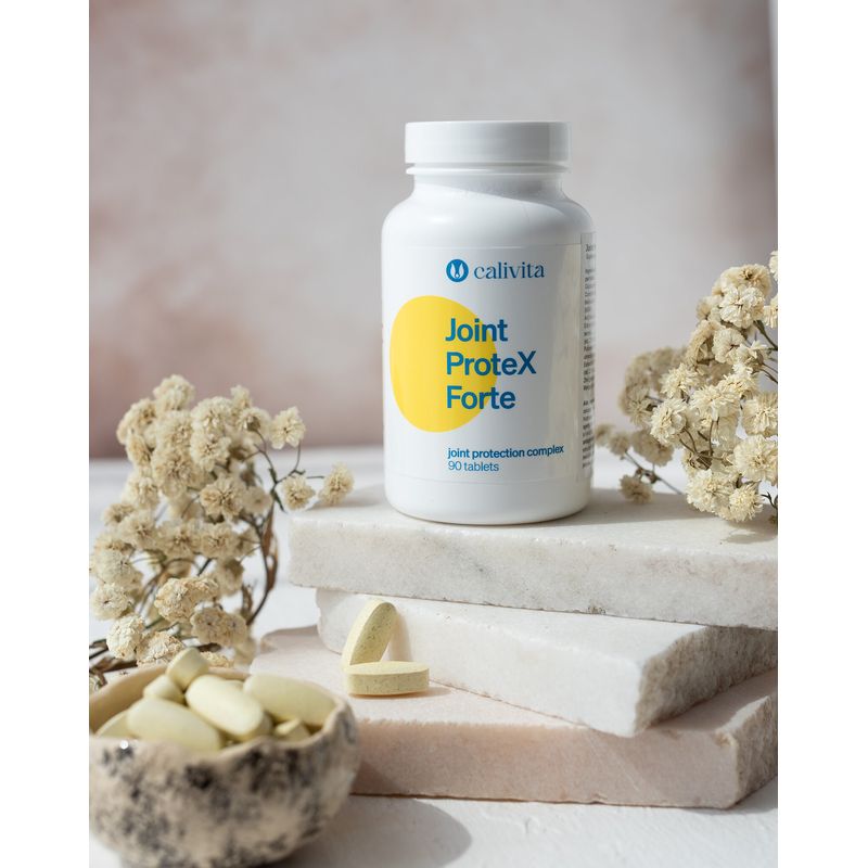 Ingrijire personala si Cosmetice - Sanatate si wellness - Suplimente alimentare - Alte suplimente alimentare - Complex nutritiv pentru sanatatea articulatiilor, Joint ProteX FORTE, 90 tablete, CaliVita - Infinity.ro