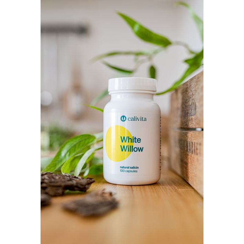 Ingrijire personala si Cosmetice - Sanatate si wellness - Suplimente alimentare - Alte suplimente alimentare - White Willow Supliment Alimenatar cu Scoarta de Salcie Alba si Acid Salicilic (100 capsule) - Calivita - Infinity.ro