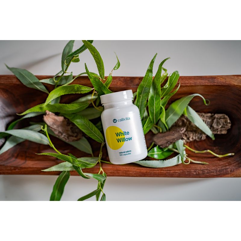 Ingrijire personala si Cosmetice - Sanatate si wellness - Suplimente alimentare - Alte suplimente alimentare - White Willow Supliment Alimenatar cu Scoarta de Salcie Alba si Acid Salicilic (100 capsule) - Calivita - Infinity.ro