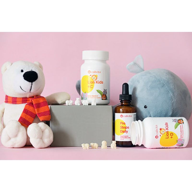 Ingrijire personala si Cosmetice - Sanatate si wellness - Suplimente alimentare - Vitamine si minerale - Vitamina D pentru copii, Lion Kids, 90 Tablete masticabile, CaliVita - Infinity.ro