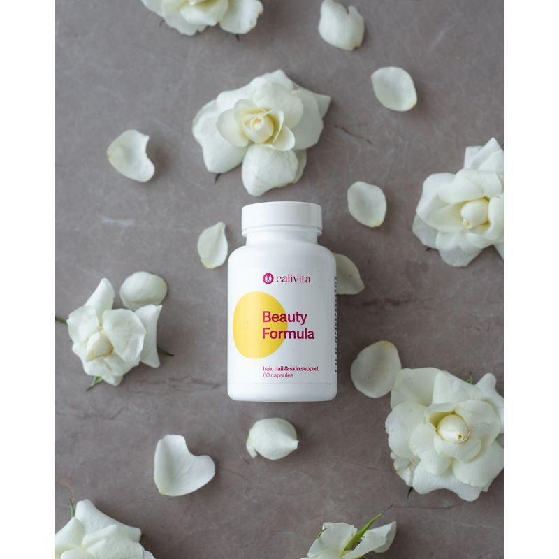 Ingrijire personala si Cosmetice - Sanatate si wellness - Suplimente alimentare - Alte suplimente alimentare - Beauty Formula Supliment pentru Frumusete, Regenereaza şi Fortifica Structura Firului de Par (60 Tablete) - Calivita - Infinity.ro