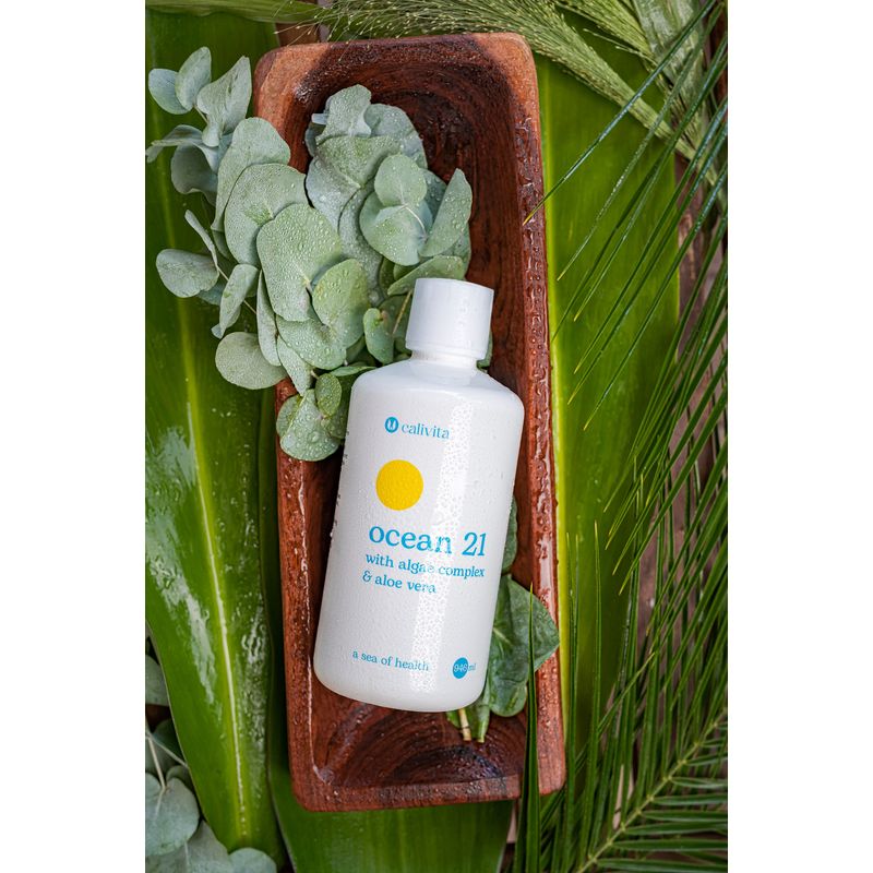 Ingrijire personala si Cosmetice - Sanatate si wellness - Suplimente alimentare - Alte suplimente alimentare - Suc de Aloe Vera si Alge Ocean 21 – Formula Completa pentru Detoxifiere, Vitalitate si Imunitate (946ml) - Calivita - Infinity.ro