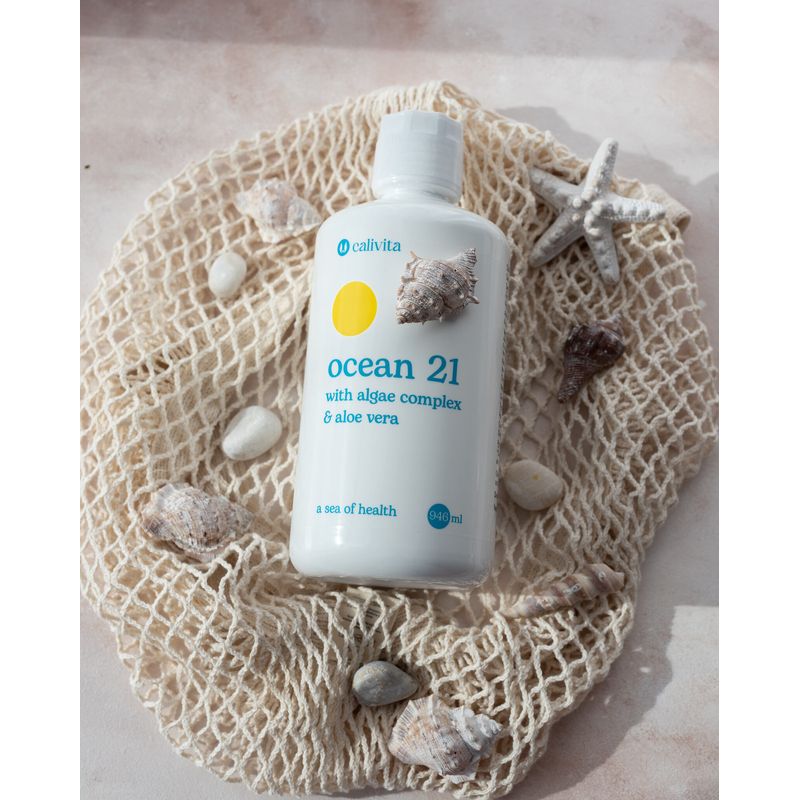Ingrijire personala si Cosmetice - Sanatate si wellness - Suplimente alimentare - Alte suplimente alimentare - Suc de Aloe Vera si Alge Ocean 21 – Formula Completa pentru Detoxifiere, Vitalitate si Imunitate (946ml) - Calivita - Infinity.ro