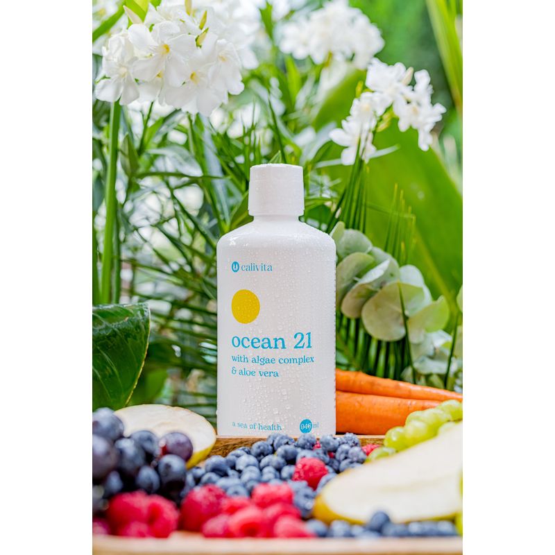 Ingrijire personala si Cosmetice - Sanatate si wellness - Suplimente alimentare - Alte suplimente alimentare - Suc de Aloe Vera si Alge Ocean 21 – Formula Completa pentru Detoxifiere, Vitalitate si Imunitate (946ml) - Calivita - Infinity.ro