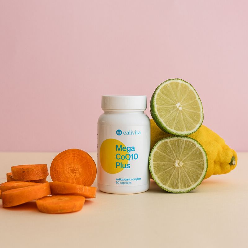 Ingrijire personala si Cosmetice - Sanatate si wellness - Suplimente alimentare - Alte suplimente alimentare - Mega Co Q10 Plus Complex Megadoza de CoQ10 şi Antioxidanti 60 capsule - CaliVita - Infinity.ro