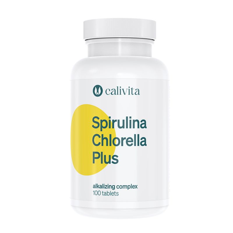 Ingrijire personala si Cosmetice - Sanatate si wellness - Suplimente alimentare - Produse detoxifiere si slabire - Spirulina-Chlorella PLUS Amestec Sinergic de Alge şi Plante cu Efect Detoxifiant (100 tablete) - Calivita - Infinity.ro
