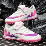 Sport si Outdoor - Echipament Sportiv - Incaltaminte sport - Pantofi sport - Ghete de fotbal pentru copii MBrands, 8.5 pentru teren sintetic, culoare alb 32 - Infinity.ro