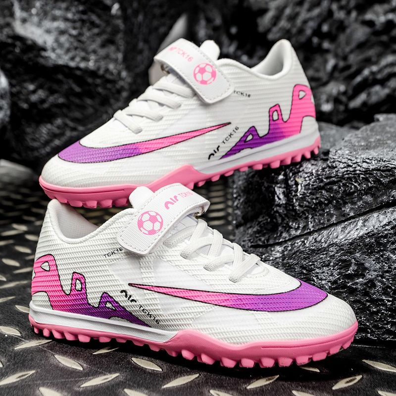 Sport si Outdoor - Echipament Sportiv - Incaltaminte sport - Pantofi sport - Ghete de fotbal pentru copii MBrands, 8.5 pentru teren sintetic, culoare alb 32 - Infinity.ro