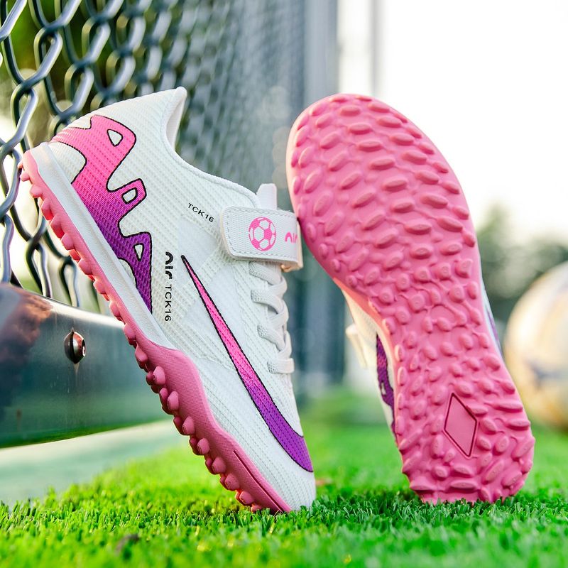 Sport si Outdoor - Echipament Sportiv - Incaltaminte sport - Pantofi sport - Ghete de fotbal pentru copii MBrands, 8.5 pentru teren sintetic, culoare alb 32 - Infinity.ro