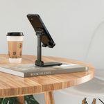 Laptop, Telefoane si Tablete - Telefoane mobile si accesorii - Accesorii Telefoane - Suport si docking telefoane - Suport de Birou pentru Telefon sau Tableta max 10 Inch,  Borofone BH42 Lite, Negru - Infinity.ro