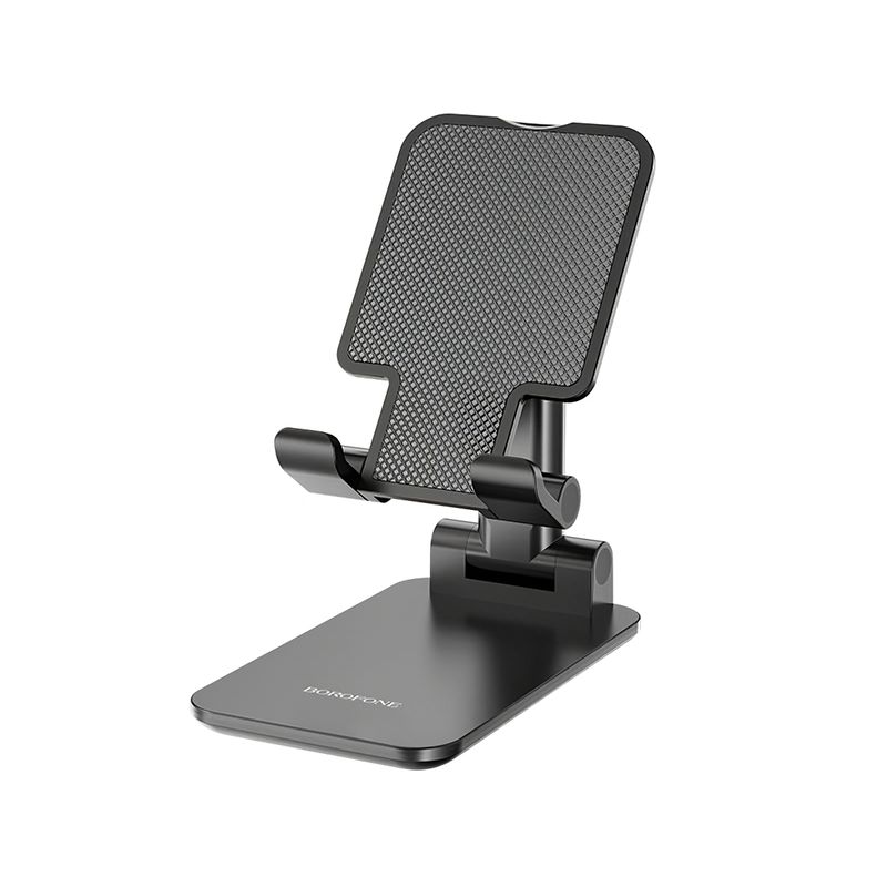 Laptop, Telefoane si Tablete - Telefoane mobile si accesorii - Accesorii Telefoane - Suport si docking telefoane - Suport de Birou pentru Telefon sau Tableta max 10 Inch,  Borofone BH42 Lite, Negru - Infinity.ro