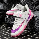 Sport si Outdoor - Echipament Sportiv - Incaltaminte sport - Pantofi sport - Ghete de fotbal pentru copii MBrands, 8.5 pentru teren sintetic, culoare alb 33 - Infinity.ro