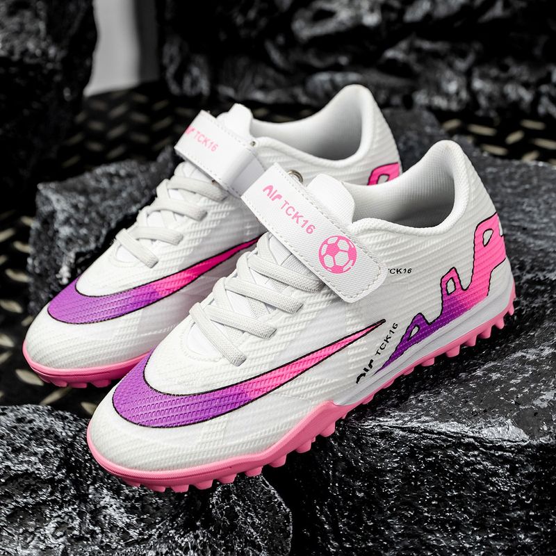 Sport si Outdoor - Echipament Sportiv - Incaltaminte sport - Pantofi sport - Ghete de fotbal pentru copii MBrands, 8.5 pentru teren sintetic, culoare alb 33 - Infinity.ro