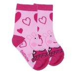 Fashion, accesorii si bijuterii - Copii - Lenjerie si pijamale copii - Sosete si dresuri copii - Set 5 Sosete bebe Peppa Pig, Multicolor, Marime 15/16 - Infinity.ro