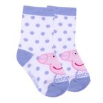 Fashion, accesorii si bijuterii - Copii - Lenjerie si pijamale copii - Sosete si dresuri copii - Set 5 Sosete bebe Peppa Pig, Multicolor, Marime 15/16 - Infinity.ro