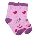 Fashion, accesorii si bijuterii - Copii - Lenjerie si pijamale copii - Sosete si dresuri copii - Set 5 Sosete bebe Peppa Pig, Multicolor, Marime 15/16 - Infinity.ro