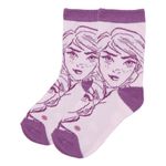 Fashion, accesorii si bijuterii - Copii - Lenjerie si pijamale copii - Sosete si dresuri copii - Set 5 sosete fete Disney Frozen, Multicolor, Marime 19/22 - Infinity.ro