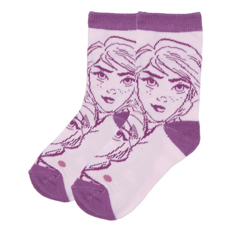 Fashion, accesorii si bijuterii - Copii - Lenjerie si pijamale copii - Sosete si dresuri copii - Set 5 sosete fete Disney Frozen, Multicolor, Marime 19/22 - Infinity.ro