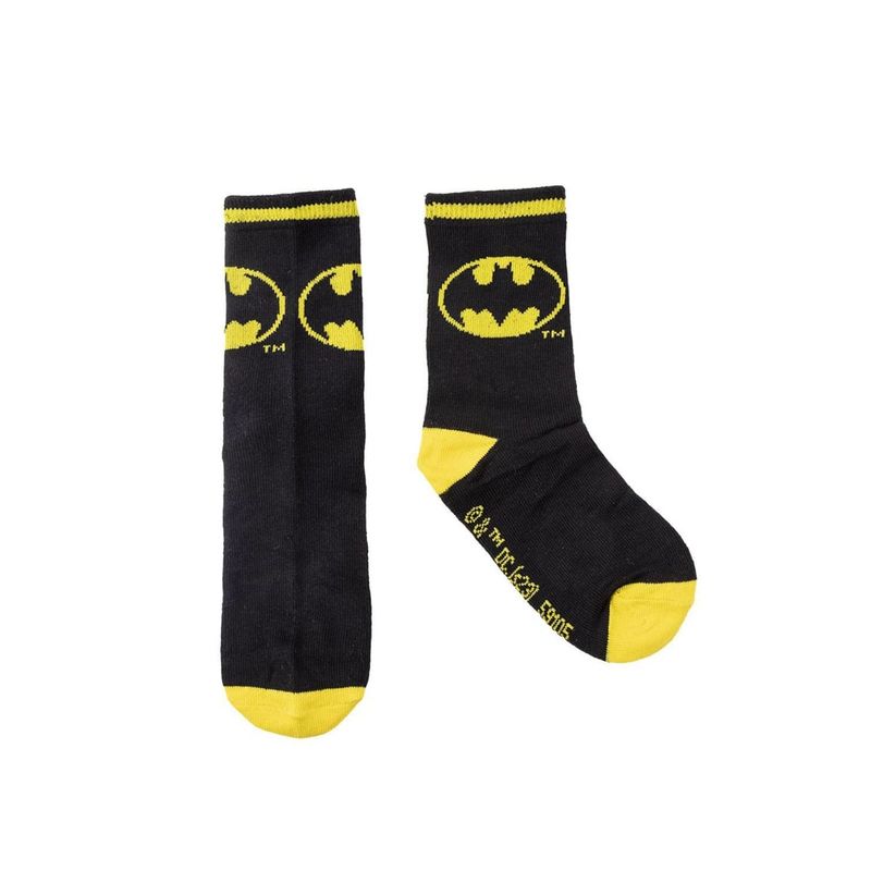 Fashion, accesorii si bijuterii - Copii - Lenjerie si pijamale copii - Sosete si dresuri copii - Set 5 sosete copii Batman 2900001866, Multicolor, 31-34 EU - Infinity.ro