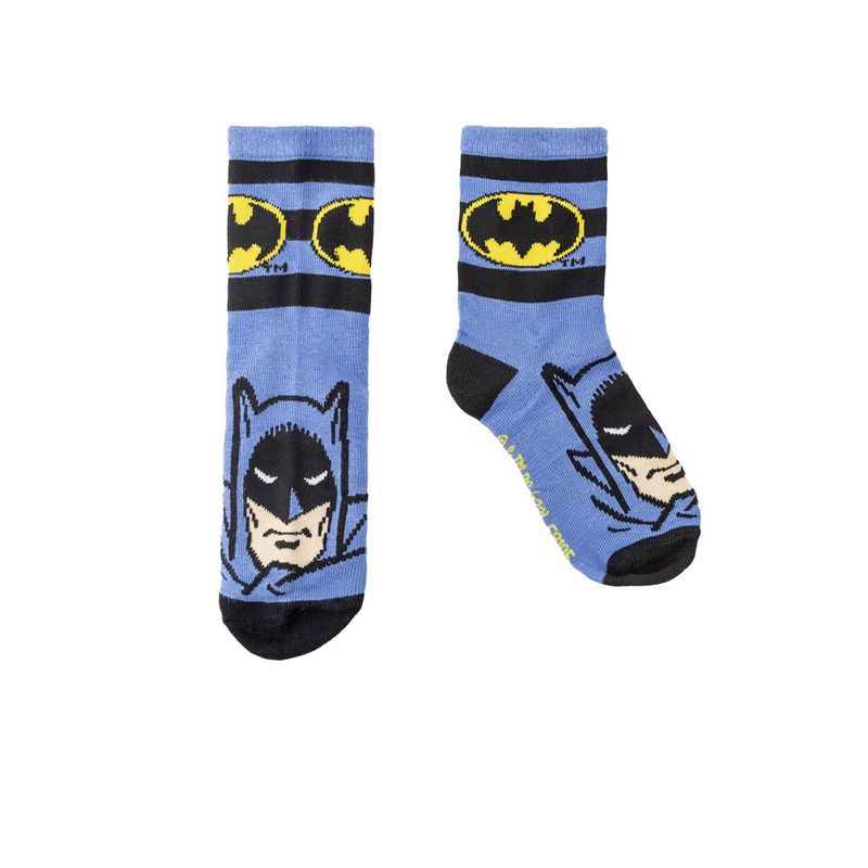 Fashion, accesorii si bijuterii - Copii - Lenjerie si pijamale copii - Sosete si dresuri copii - Set 5 sosete copii Batman 2900001866, Multicolor, 31-34 EU - Infinity.ro