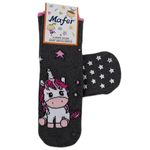 Fashion, accesorii si bijuterii - Copii - Lenjerie si pijamale copii - Sosete si dresuri copii - Set 6 sosete copii antiderapante, Mafer BAN6552, Multicolor, 3-4 ani 23-25 EU - Infinity.ro