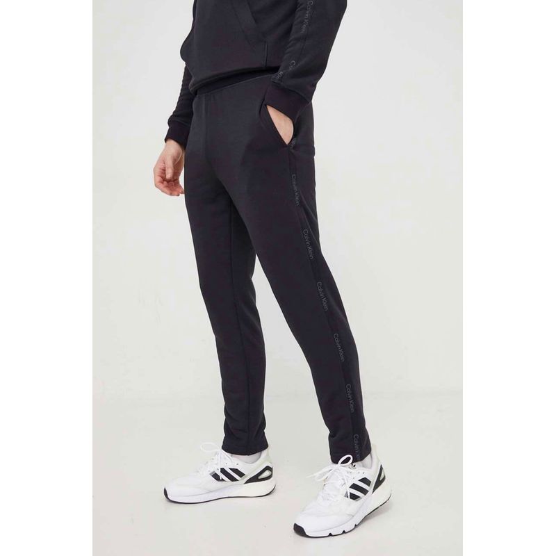 Fashion, accesorii si bijuterii - Barbati - Imbracaminte - Pantaloni barbati - Pantaloni de antrenament Calvin Klein Performance 00GMS4P641, XL INTL, Negru - Infinity.ro