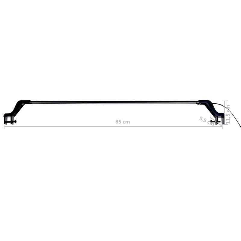 Casa si Gradina - Decoratiuni - Obiecte decorative - Accesorii decorative - Lampa LED pentru acvariu, cu cleme, albastru/alb, 90-105 cm - Infinity.ro