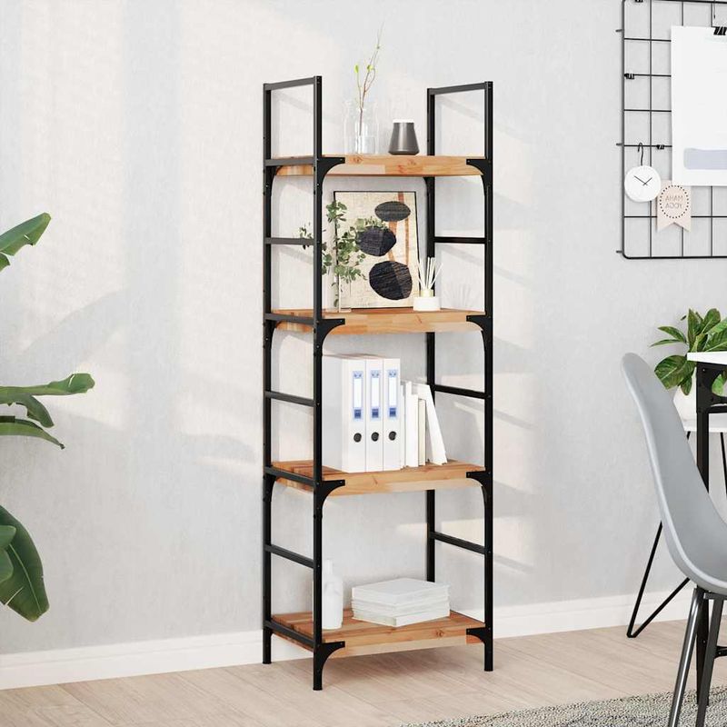 Casa si Gradina - Mobilier - Biblioteci si rafturi - Rafturi - Rafturi suspendate 3 buc. 40x30x4 cm lemn masiv acacia netratat, finisat în ulei - Infinity.ro
