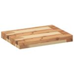 Casa si Gradina - Mobilier - Biblioteci si rafturi - Rafturi - Rafturi suspendate 3 buc. 40x30x4 cm lemn masiv acacia netratat, finisat în ulei - Infinity.ro