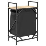 Casa si Gradina - Sanitare - Suporturi si accesorii baie - Accesorii baie - Cos de rufe 1 compartiment cu raft stejar sonoma - Infinity.ro