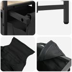 Casa si Gradina - Sanitare - Suporturi si accesorii baie - Accesorii baie - Cos de rufe 1 compartiment cu raft stejar sonoma - Infinity.ro