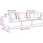 Casa si Gradina - Mobilier - Canapele si coltare - Canapele - Canapea modulara cu perne, albastru, catifea - Infinity.ro