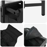 Casa si Gradina - Sanitare - Suporturi si accesorii baie - Accesorii baie - Cos de rufe 1 compartiment cu raft sonoma gri - Infinity.ro