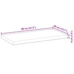 Casa si Gradina - Mobilier - Feronerie si accesorii mobila - Blat masa 80x40x4 cm lemn solid dreptunghiular de acacia, natural - Infinity.ro
