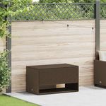 Casa si Gradina - Gradina si terasa - Mobilier exterior - Dulapuri si lazi depozitare exterior - Cutie de perne de exterior maro 100x55x55,5 cm Poly Rattan - Infinity.ro