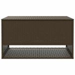 Casa si Gradina - Gradina si terasa - Mobilier exterior - Dulapuri si lazi depozitare exterior - Cutie de perne de exterior maro 100x55x55,5 cm Poly Rattan - Infinity.ro