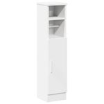 Casa si Gradina - Mobilier - Mobilier baie - Comode baie - Dulap de baie cu suport role, alb, 20,5x22x90 cm - Infinity.ro