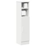 Casa si Gradina - Mobilier - Mobilier baie - Comode baie - Dulap de baie cu suport role, alb, 20,5x22x90 cm - Infinity.ro