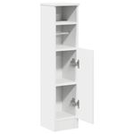Casa si Gradina - Mobilier - Mobilier baie - Comode baie - Dulap de baie cu suport role, alb, 20,5x22x90 cm - Infinity.ro