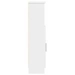 Casa si Gradina - Mobilier - Mobilier baie - Comode baie - Dulap de baie cu suport role, alb, 20,5x22x90 cm - Infinity.ro