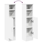 Casa si Gradina - Mobilier - Mobilier baie - Comode baie - Dulap de baie cu suport role, alb, 20,5x22x90 cm - Infinity.ro