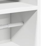 Casa si Gradina - Mobilier - Mobilier baie - Comode baie - Dulap de baie cu suport role, alb, 20,5x22x90 cm - Infinity.ro