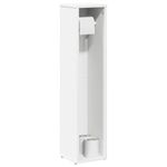 Casa si Gradina - Mobilier - Mobilier baie - Comode baie - Dulap de baie cu suport role, alb, 20,5x20x90 cm - Infinity.ro