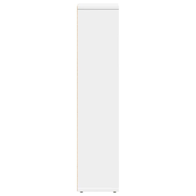 Casa si Gradina - Mobilier - Mobilier baie - Comode baie - Dulap de baie cu suport role, alb, 20,5x20x90 cm - Infinity.ro