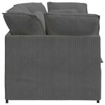 Casa si Gradina - Mobilier - Canapele si coltare - Canapele - Canapea modulara cu perne, gri inchis, tesatura velur - Infinity.ro