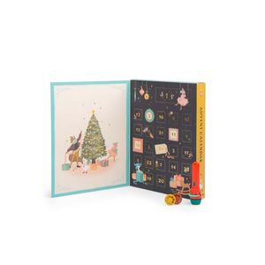 Calendar de Advent Lanterna si 23 de discuri cu povesti Mica scoala de dans Moulin Roty