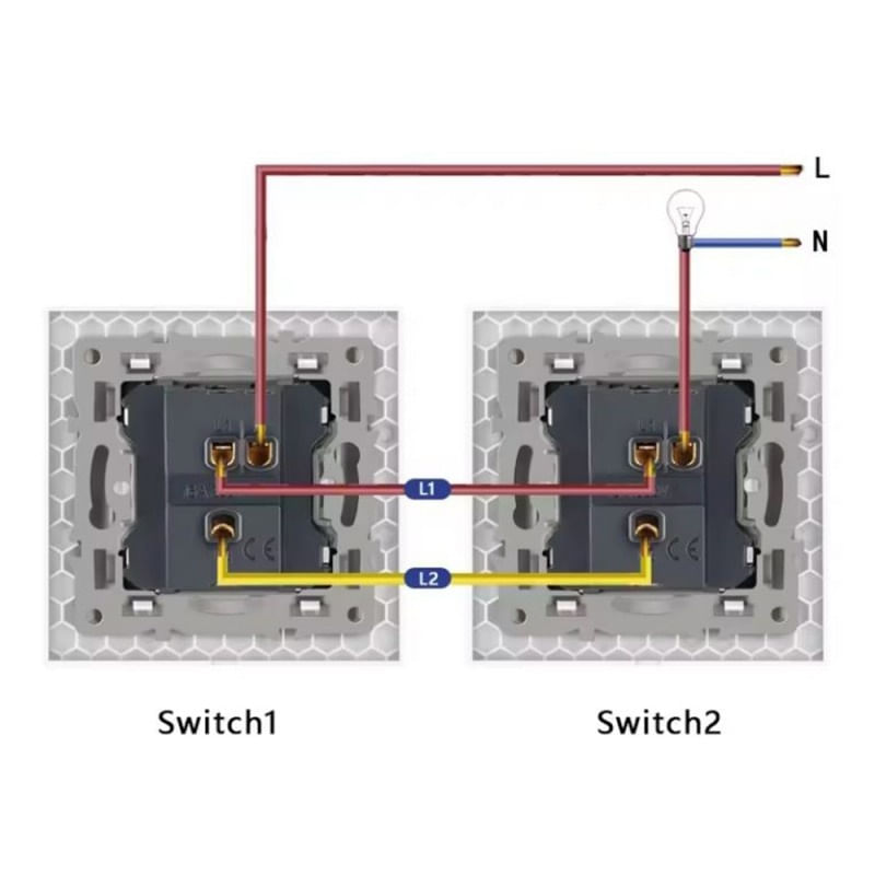 Casa si Gradina - Electrice - Distributie electrica si comanda - Intrerupatoare - Intrerupator Cap Scara Cu Panou Din Sticla Securizata Techstar® TGS 01, 220V, 16A, 86 X 86 Mm, Gri, cu 1 Modul - Infinity.ro