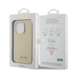 Laptop, Telefoane si Tablete - Telefoane mobile si accesorii - Accesorii Telefoane - Huse telefoane - Husa pentru iPhone 15 Pro - Guess Glitter Glossy Script (GUHCP15LPGMCSD) - Sparkle Bej - Infinity.ro
